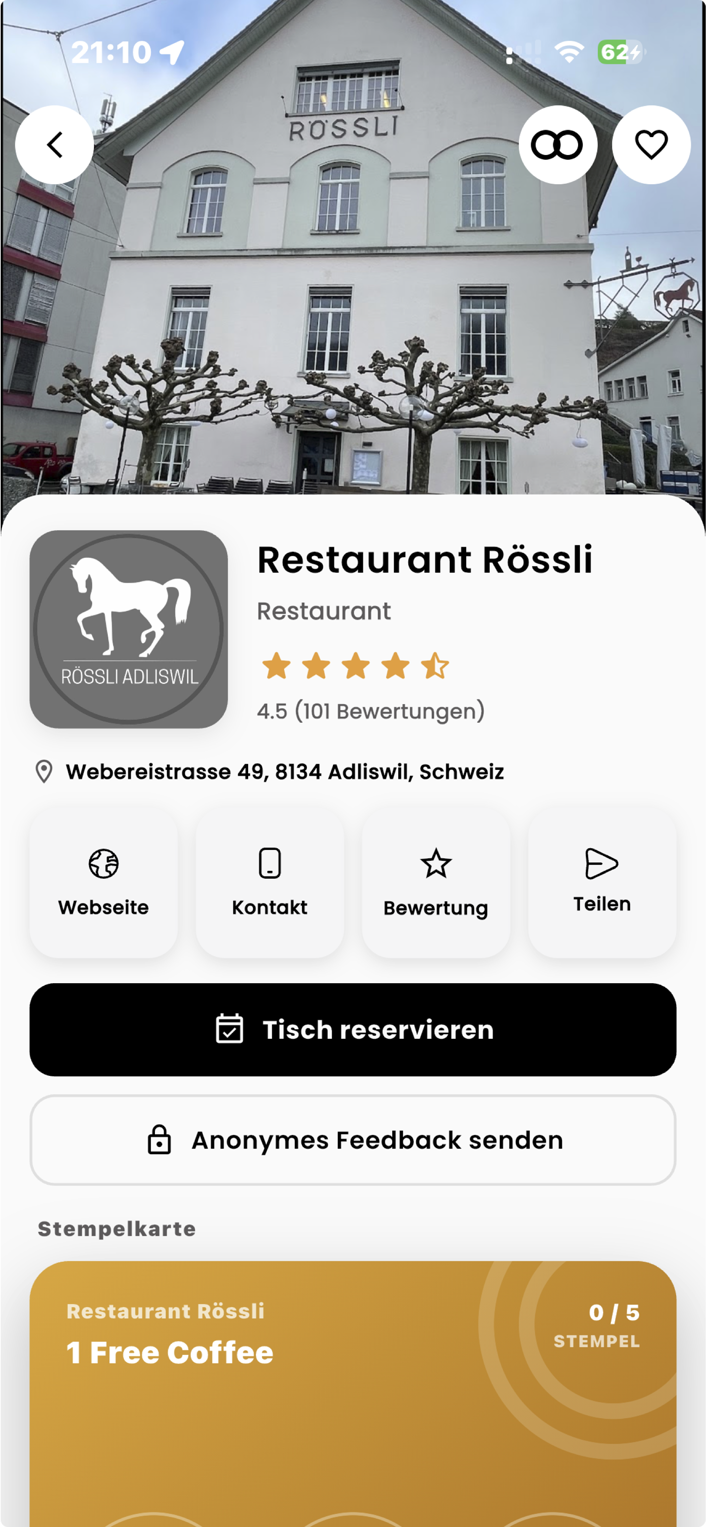 LocalLoop App – So erscheint dein Lokal als Profil im Feed